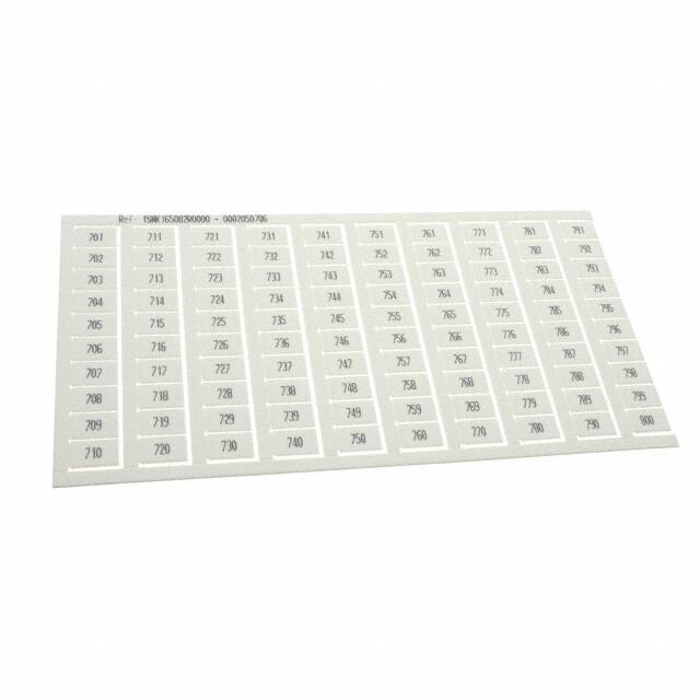 1SNK165082R0000 TE Connectivity ENTRELEC  Terminal Block Marker Strips